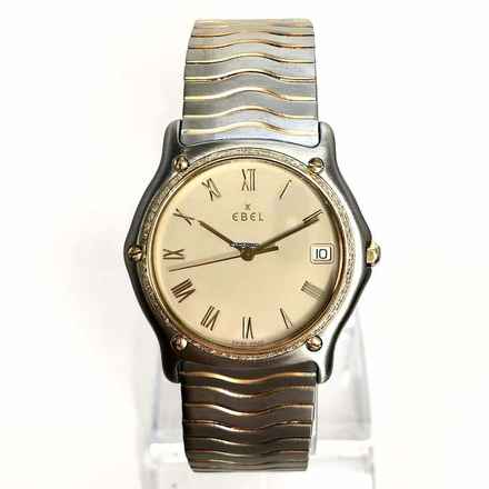  Ebel Wave Quartz 35mm 2 Tone Diamond Watch </h1> 
