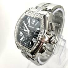 Thumbnail von Cartier Roadster Chronograph 2618 Automatic 42mm Steel ~2.5TCW Diamond Watch </h1>