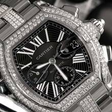Thumbnail von Cartier Roadster 2618 Automatic 42mm Steel ~7TCW Diamond Watch </h1>