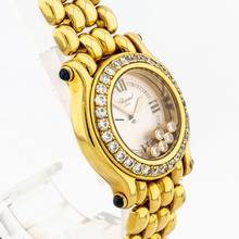 Thumbnail von Chopard Happy Sport Ref. 27/6149-23 18K Gelbgold Saphire Diamanten FC lose </h1>