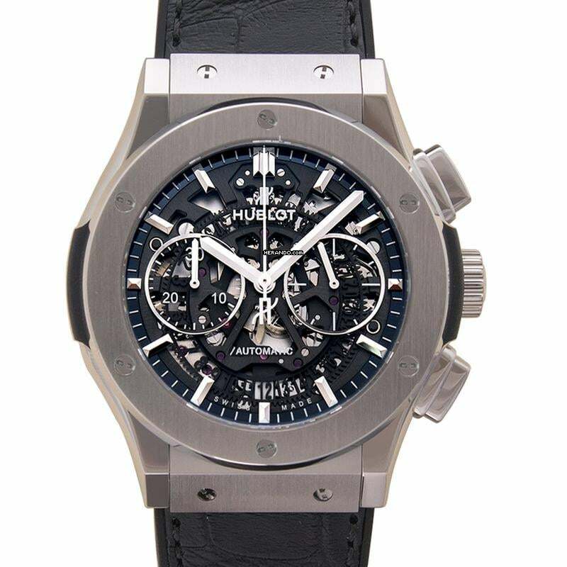 Hublot Classic Fusion Aerofusion 525.NX.0170.LR - Classic Fusion Aerofusion Titanium Automatic Skeleton Dial Men's Watch </h1>