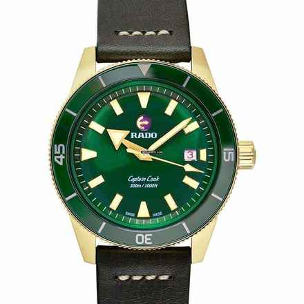  Rado HyperChrome Captain Cook R32504315 - Captain Cook Automatic Bronze Green Dial Men's Watch </h1> 