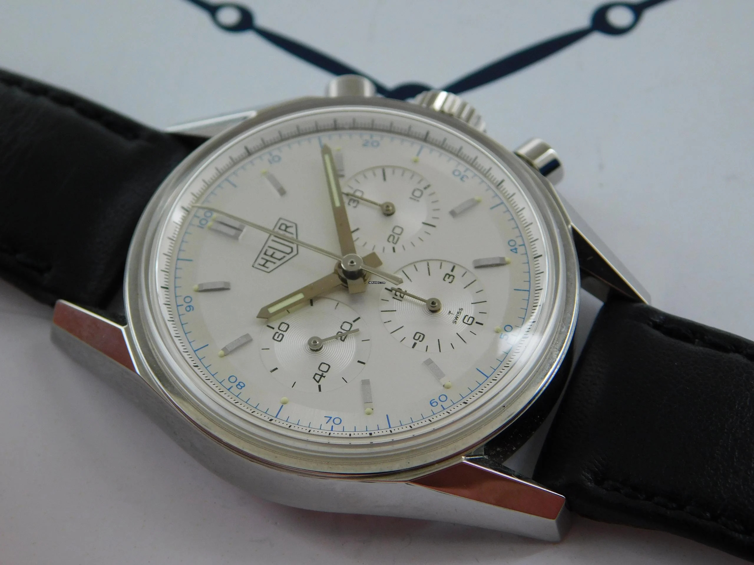 TAG Heuer Carrera Re - Edition Chronograph Caliber 1873 im Top Zustand