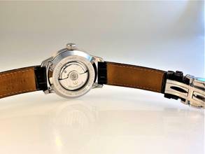 Thumbnail von Meistersinger Unomatik UM207 ZB grau Lederarmband grau mit Faltschließe deutsche Auslieferung </h1>