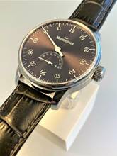 Thumbnail von Meistersinger Unomatik UM207 ZB grau Lederarmband grau mit Faltschließe deutsche Auslieferung </h1>