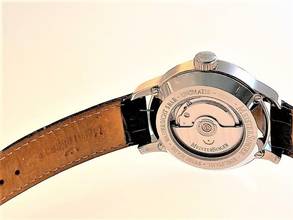 Thumbnail von Meistersinger Unomatik UM207 ZB grau Lederarmband grau mit Faltschließe deutsche Auslieferung </h1>