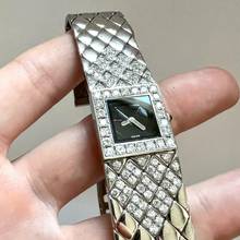 Thumbnail von Chanel MATELASSE Quartz 19mm Steel 3.03TCW Diamond Bracelet Watch </h1>