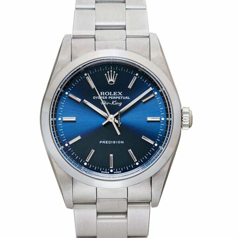 Rolex Air King 14000Blue - Air King Blue/Steel 34mm </h1>