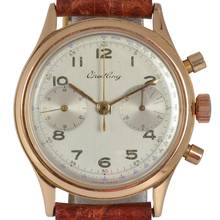 Thumbnail von Breitling Premier 777 chronograph first series rose gold 18KT 1946’s </h1>