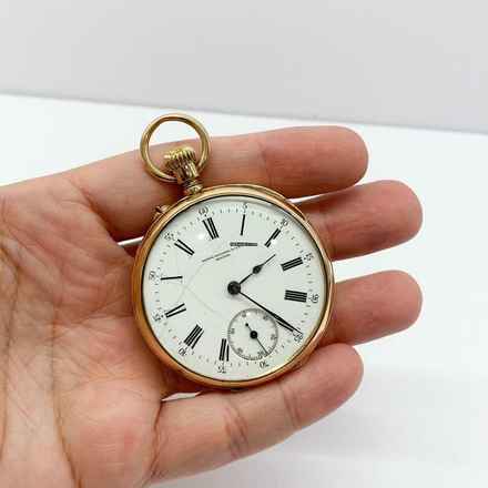  Patek Philippe Pocket Geneve 16 Linhas 18k Ouro Rosé 46mm 