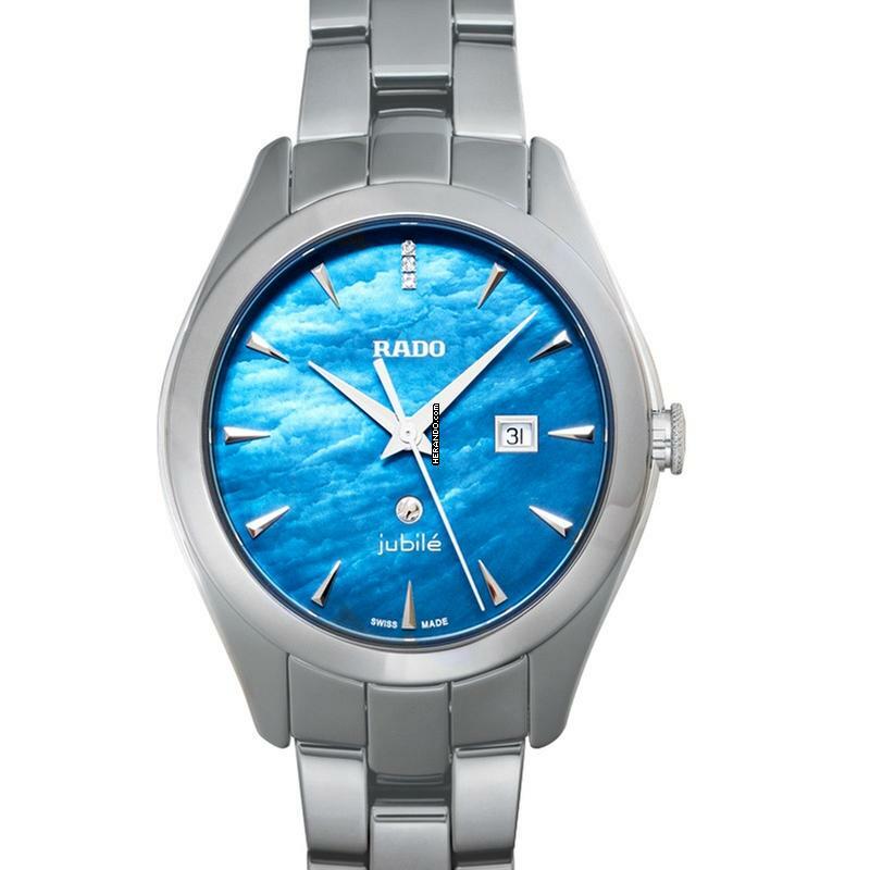 Rado HyperChrome R32027962 - Hyperchrome Quartz Blue Dial Ceramic Ladies Watch </h1>