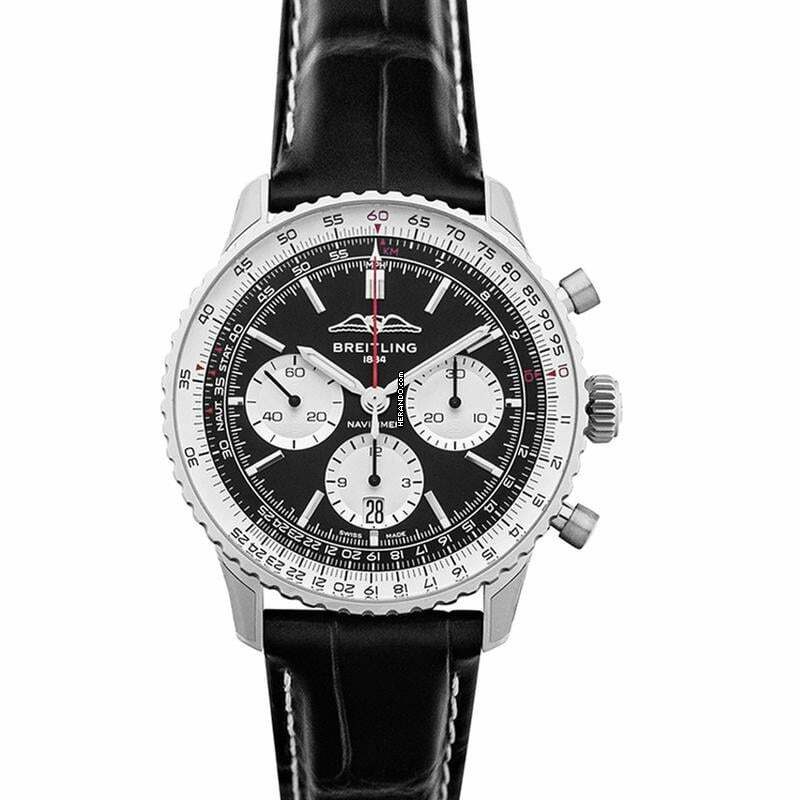 Breitling Navitimer AB0138211B1P1 - Navitimer Automatic Black Dial Stainless Steel Men's Watch </h1>
