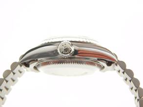 Thumbnail von Rolex Lady-Datejust 18 Kt Weißgold 26 mm im Best Zustand mit Box und Zubehör volles Band </h1>