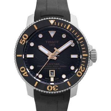  Tissot T120.607.17.441.01 - Seastar Automatic Black Dial Stainless Steel Men's Watch </h1> 