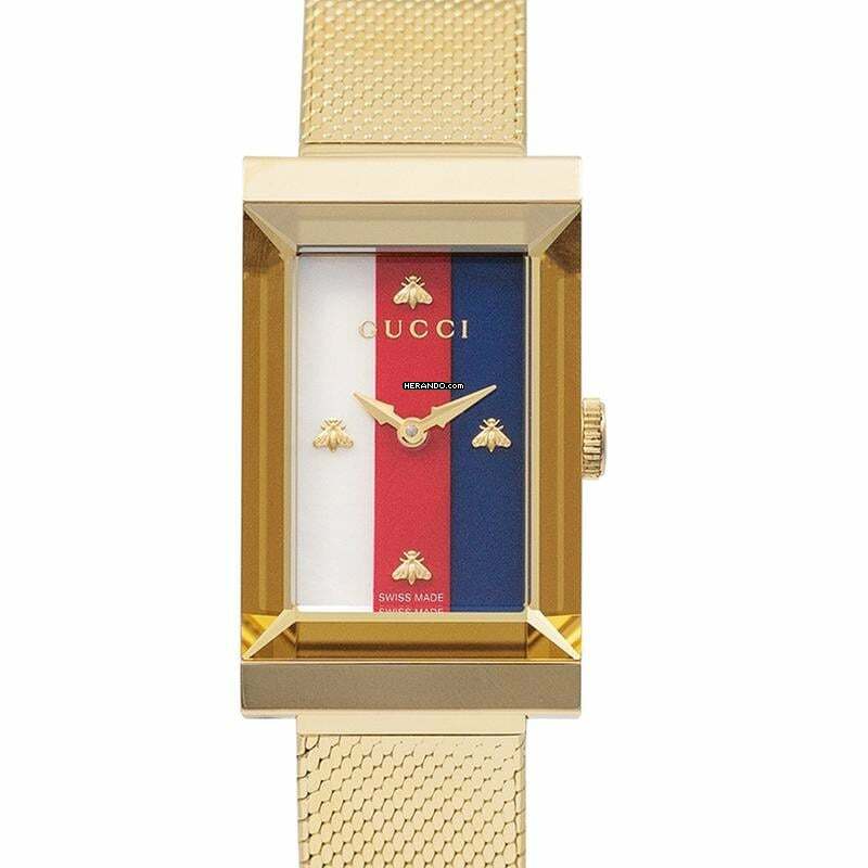 Gucci G-Frame YA147410 - G-Frame watch 21x34mm Quartz Multicolored Dial Ladies Watch </h1>