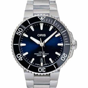  Oris Aquis 01 733 7766 4135-07 8 22 05PEB - Aquis Automatic Blue Dial Stainless Steel Men's Watch </h1> 