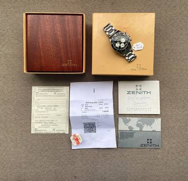  Zenith El Primero Chronograph Very Rare MK2 El Primero De Luca Automatik Chronograph FULL SET 010310400 010310400 