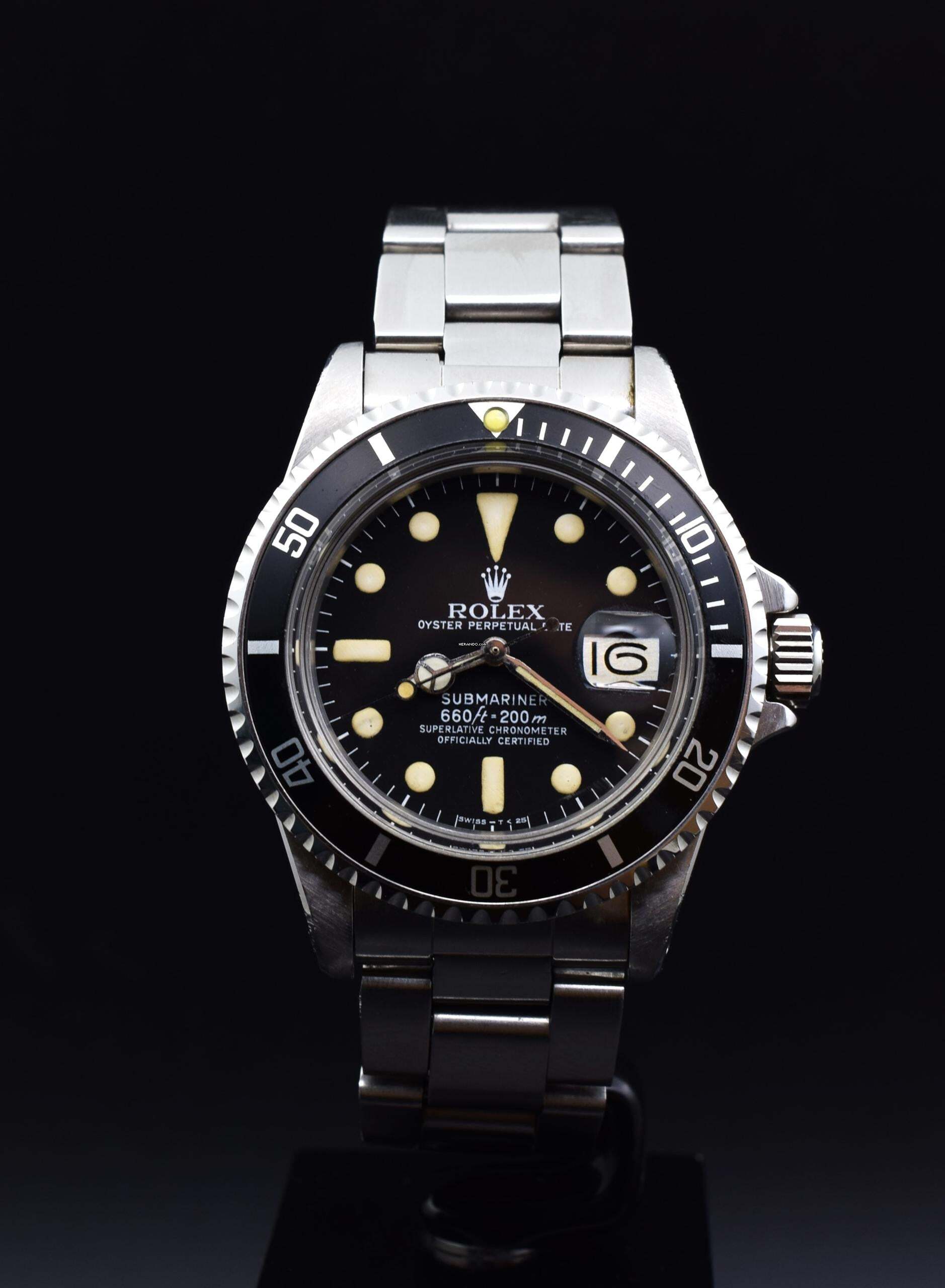 Rolex Submariner Date 1978 White Submariner Date 1680 Circa 1978 Full Set