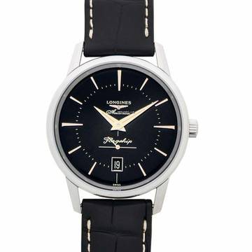  Longines Flagship Heritage L47954580 - Flagship Heritage Automatic Black Dial Men's Watch </h1> 