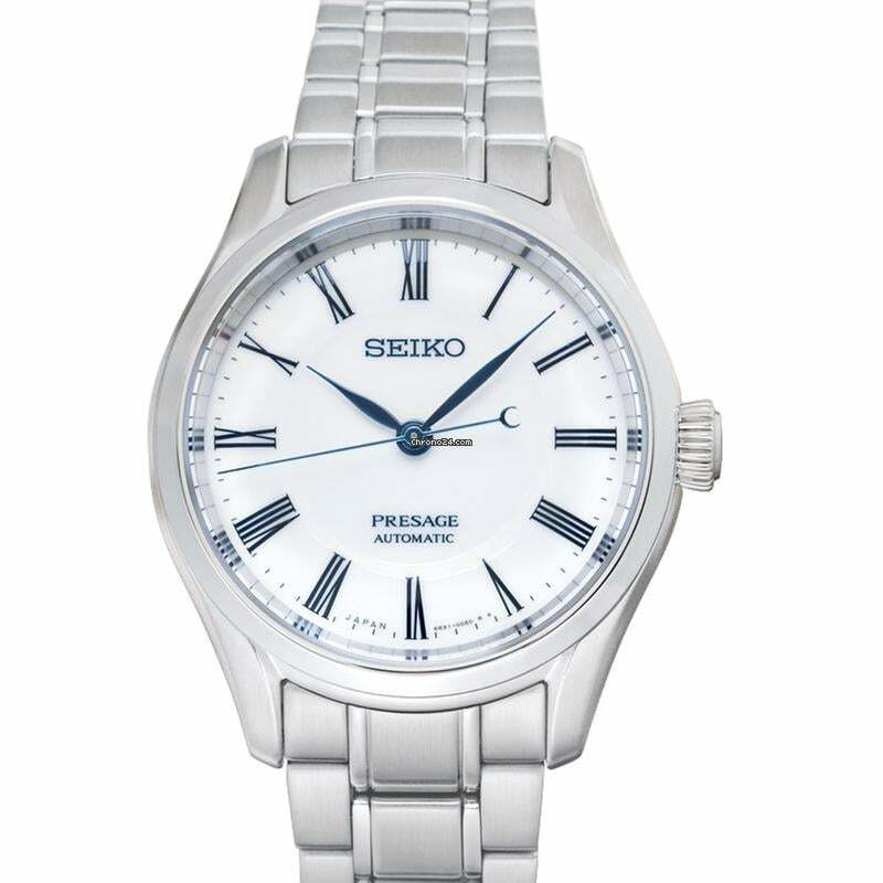 Seiko Presage SARX095 - Presage Automatic White Dial Stainless Steel Men's Watch </h1>