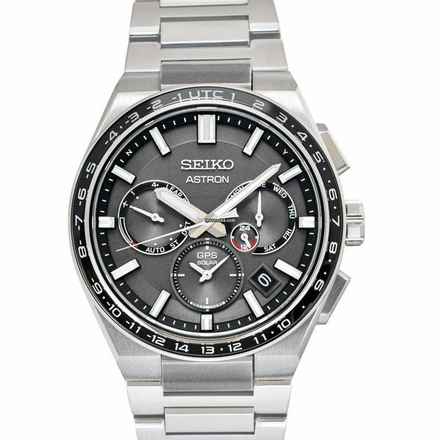  Seiko Astron GPS Solar SBXC111 - Astron SOLAR Black Dial Titanium Men's Watch </h1> 