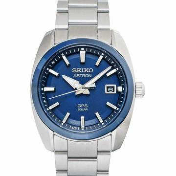 Seiko Astron SBXD003 - Astron SOLAR Blue Dial Stainless Steel Men's Watch </h1> 