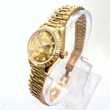 Thumbnail von Rolex Datejust 26mm 18K Yellow Gold Watch FACTORY DIAMOND Dial </h1>