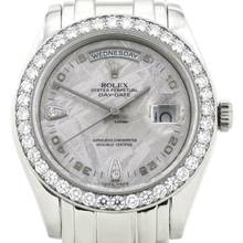 Thumbnail von Rolex Day-Date Masterpiece Platinum Meteorite Diamond Dial 39mm Ref.18946 </h1>