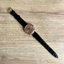 Thumbnail von LE PHARE Chronograph Dato Compax Pink salmon dial rose gold 18KT 1950’s </h1>