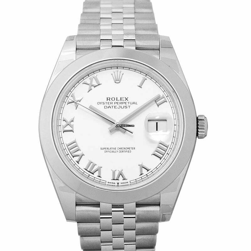 Rolex Datejust 41 126300-0016 - Datejust 41 Automatic White Dial Oystersteel Men's Watch </h1>