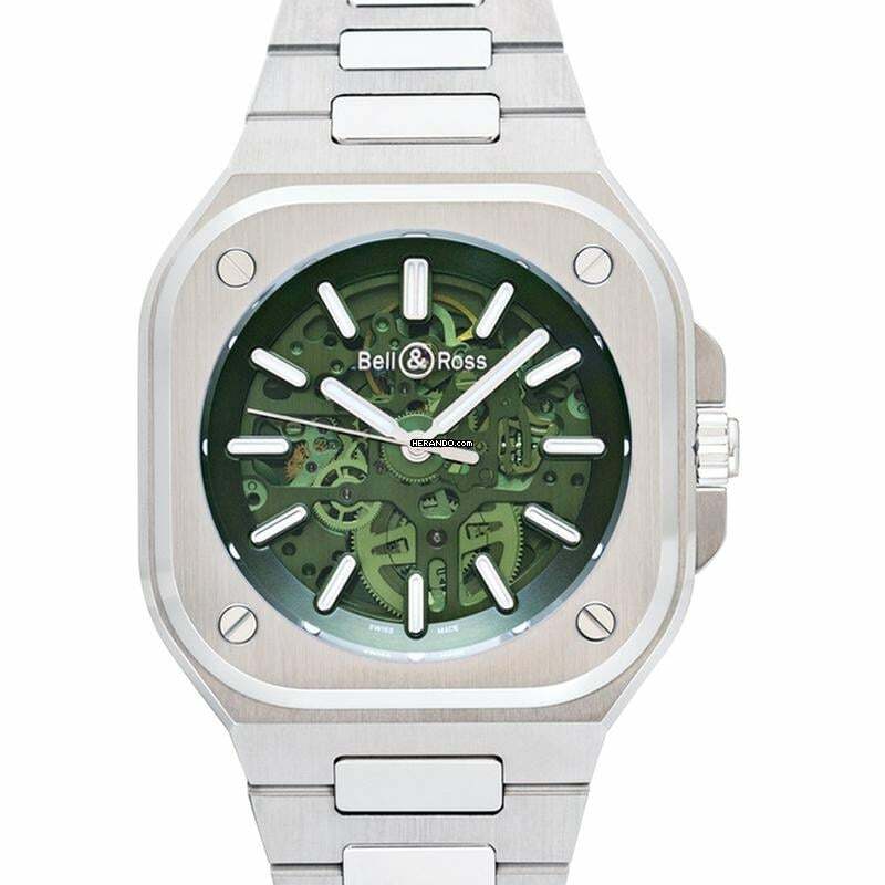 Bell & Ross BR 05 BR05A-GN-SKST/SST - Instruments Automatic Green Dial Stainless Steel Men's Watch </h1>