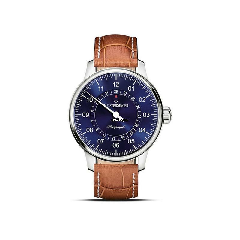 Meistersinger Perigraph Einzeiger Herrenuhr Automatik AM1008