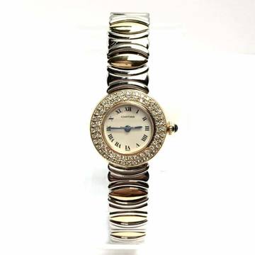  Cartier COLISEE 24mm 2 Tone 0.82TCW DIAMOND Watch </h1> 