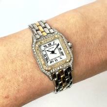 Thumbnail von Cartier Panthère 23mm 1 Row Gold 0.95TCW DIAMOND Watch </h1>