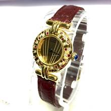 Thumbnail von Cartier Vermeil COLISEE Quartz 24mm GoldPlated DIAMONDS & RED RUBIES  Watch </h1>