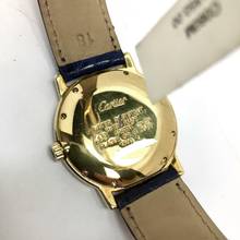 Thumbnail von Cartier RONDE 32mm Quartz GP Silver Diamonds & Red Rubies Watch </h1>