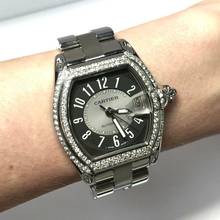 Thumbnail von Cartier Roadster 2510 Automatic 38mm Steel ~1.5TCW DIAMOND Watch </h1>