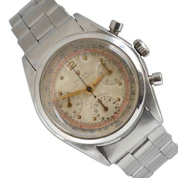  Rolex Chronograph 6034 Pre Daytona bicolor dial 1950s </h1> 