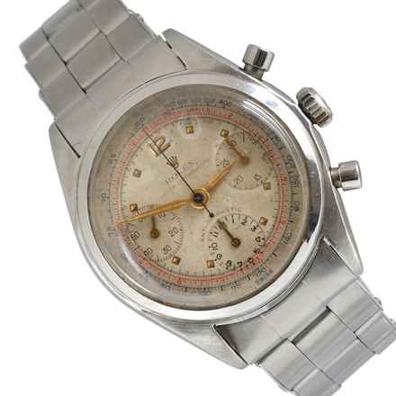  Rolex Chronograph 6034 Pre Daytona bicolor dial 1950s </h1> 