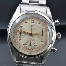 Thumbnail von Rolex Chronograph 6034 Pre Daytona bicolor dial 1950s </h1>