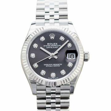  Rolex Datejust 31 278274-0008 - Datejust Automatic Grey Dial Stainless Steel and White Gold Ladies Watch </h1> 