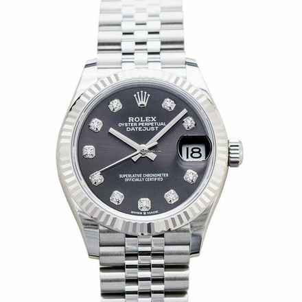  Rolex Datejust 31 278274-0008 - Datejust Automatic Grey Dial Stainless Steel and White Gold Ladies Watch </h1> 