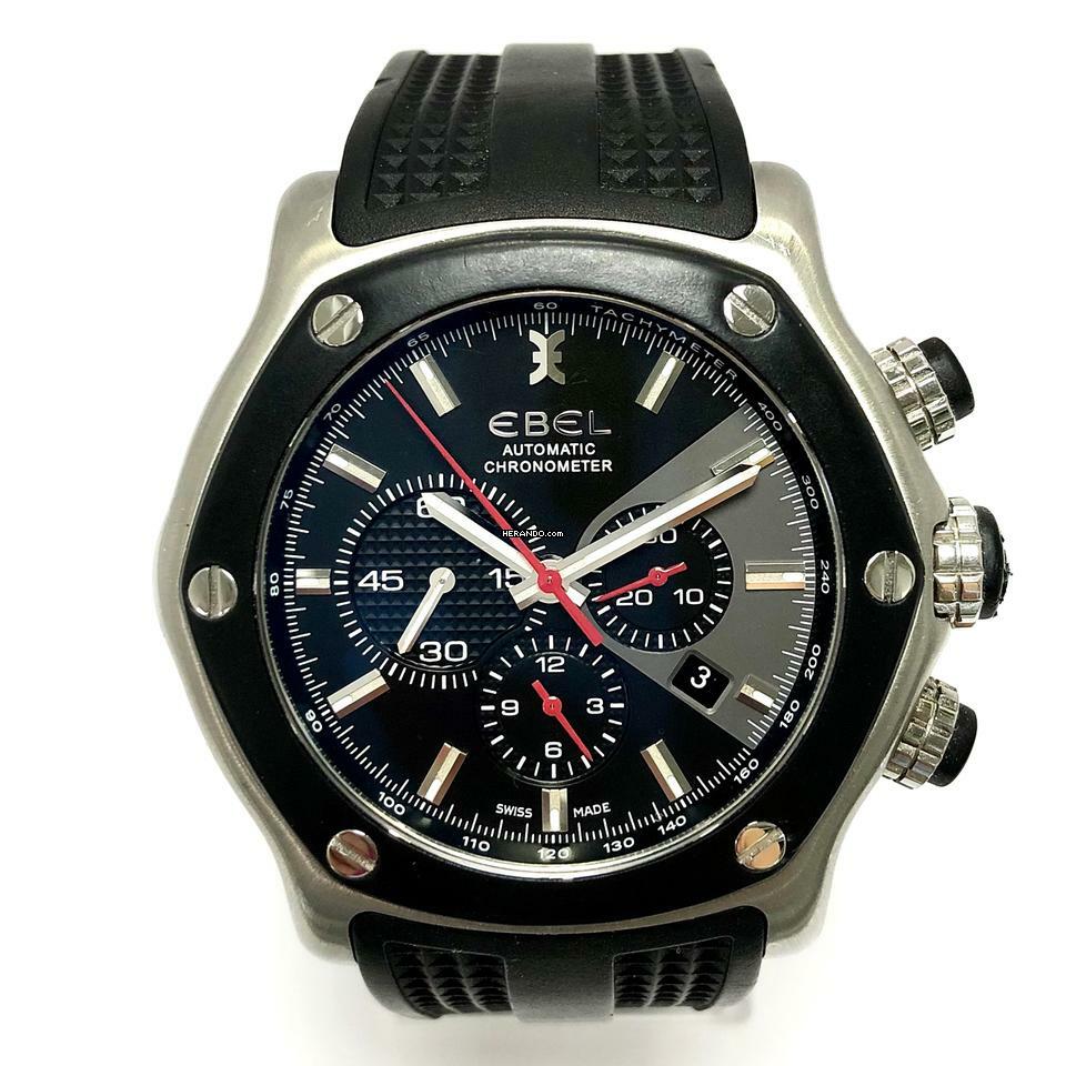 Ebel 1911 Tekton Automatic 50mm Watch Tachymeter Chronometer </h1>