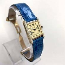 Thumbnail von Cartier Tank 20mm GP Silver Manual Winding O.67TCW Diamond Watch </h1>
