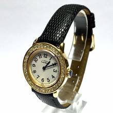 Thumbnail von Cartier RONDE 27mm Gold Plated Silver ~1TCW Diamond Watch </h1>
