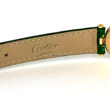 Thumbnail von Cartier VERMEIL 24mm Quartz GP Argent 0.58TCW Diamond Watch </h1>