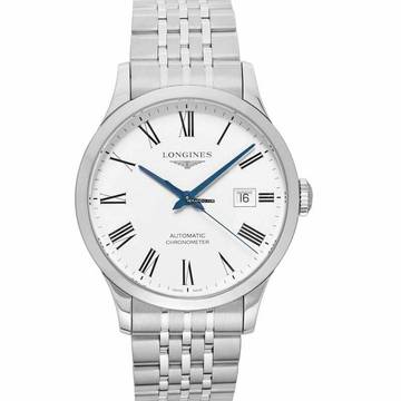  Longines Record L28214116 - Record Automatic White Dial Men's Watch </h1> 