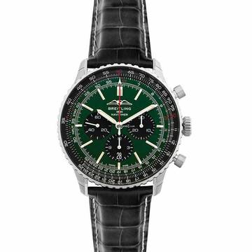  Breitling Navitimer AB0137241L1P1 - Navitimer Automatic Green Dial Stainless Steel Men's Watch </h1> 