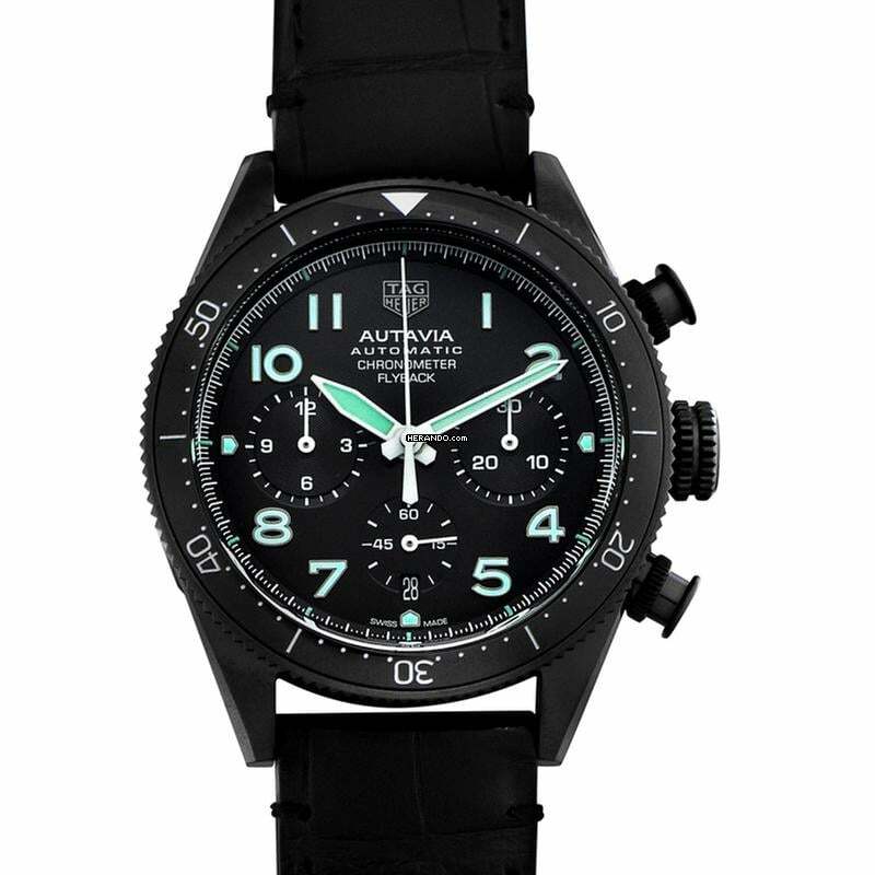 TAG Heuer Autavia CBE511C.FC8280 - Autavia Automatic Black Dial Stainless Steel Men's Watch </h1>