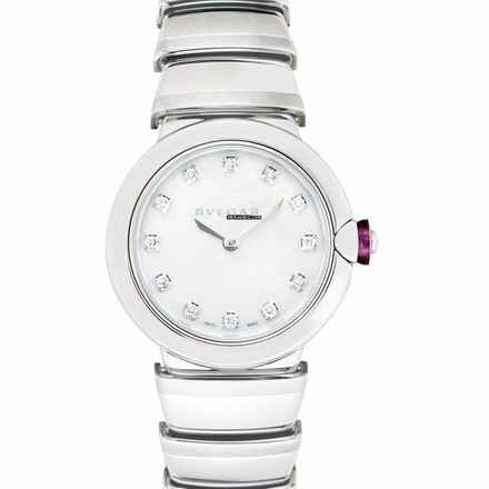  Bulgari Lucea LU28WSS/12 - Lucea Quartz Mother of pearl Dial Stainless Steel Ladies Watch </h1> 